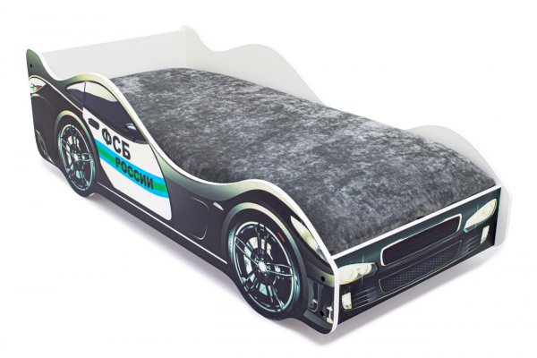 Детская кровать-машина ФСБ с подъемным механизмом (Бельмарко)